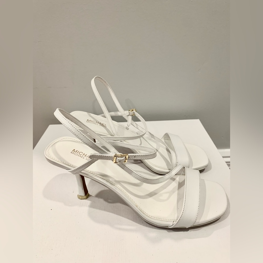 Michael Kors White Strappy Sandals